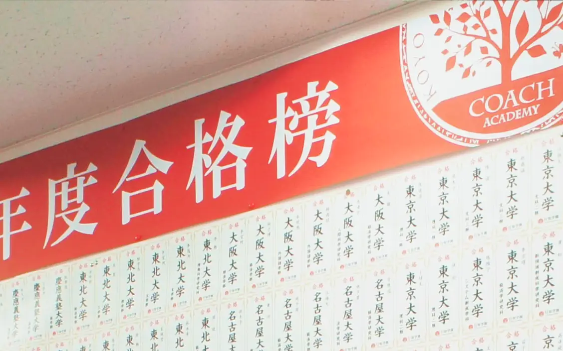 大学合格者の掲示